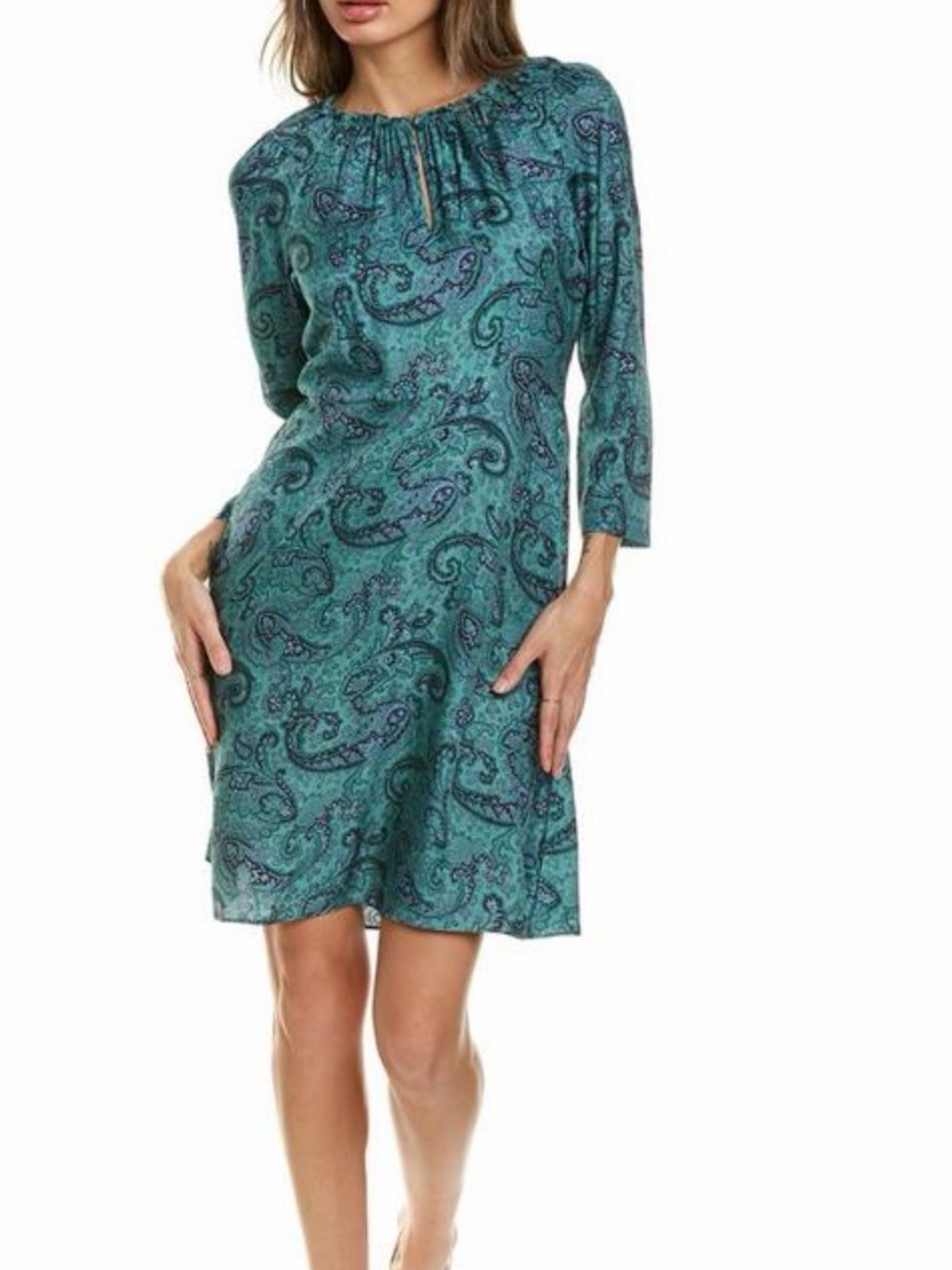 Like new Rebecca Taylor Tailored Margaux Paisley silk dress